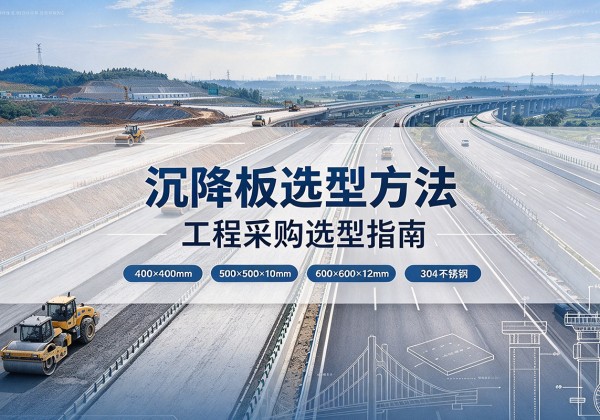 碾子山沉降板选择方法